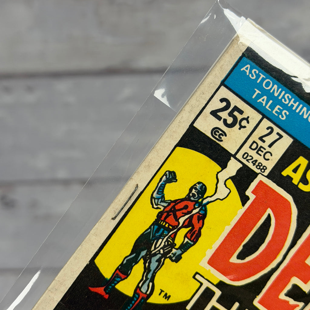 Astonishing Tales #27 (1974) condition detail 3, actual copy