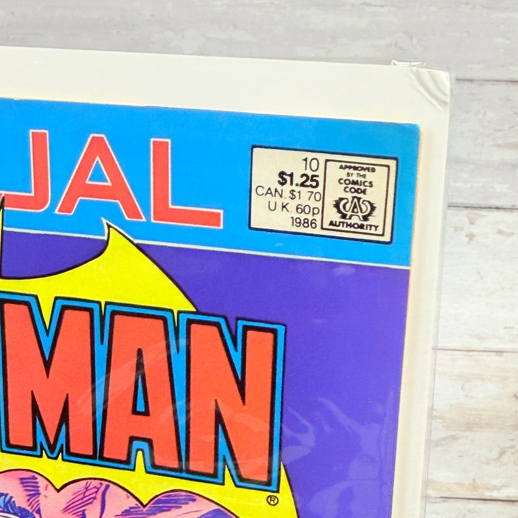 Batman Annual #10 (1986) $1.25 Cover, cover detail, photo 955