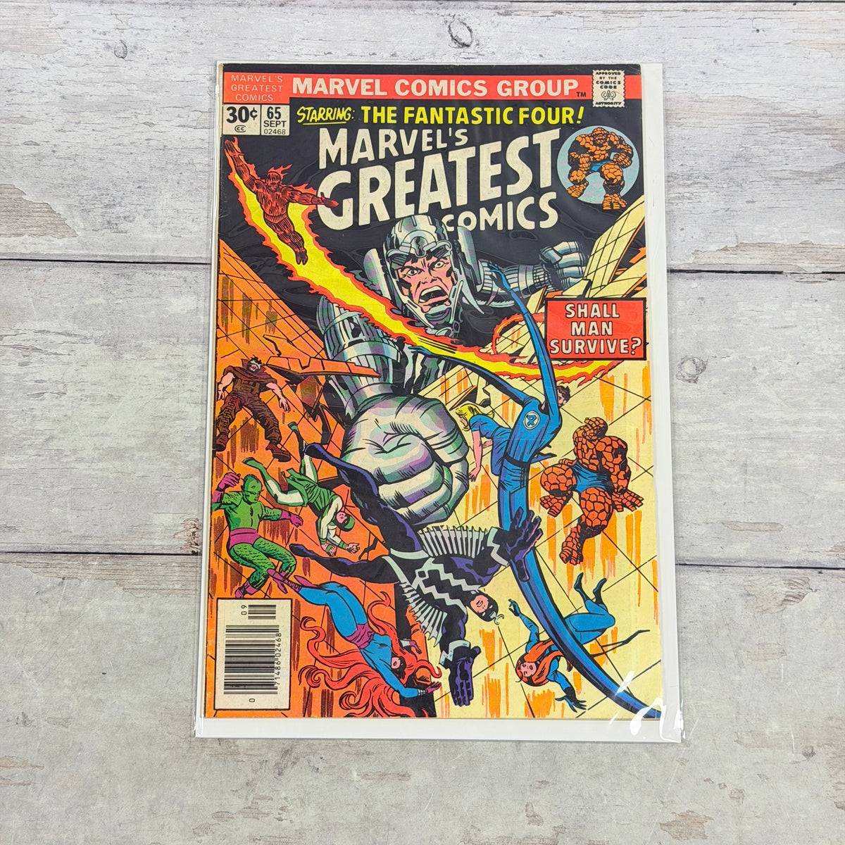 Marvel’s Greatest Comics #65 (1976) Newsstand, full front cover, photo 992
