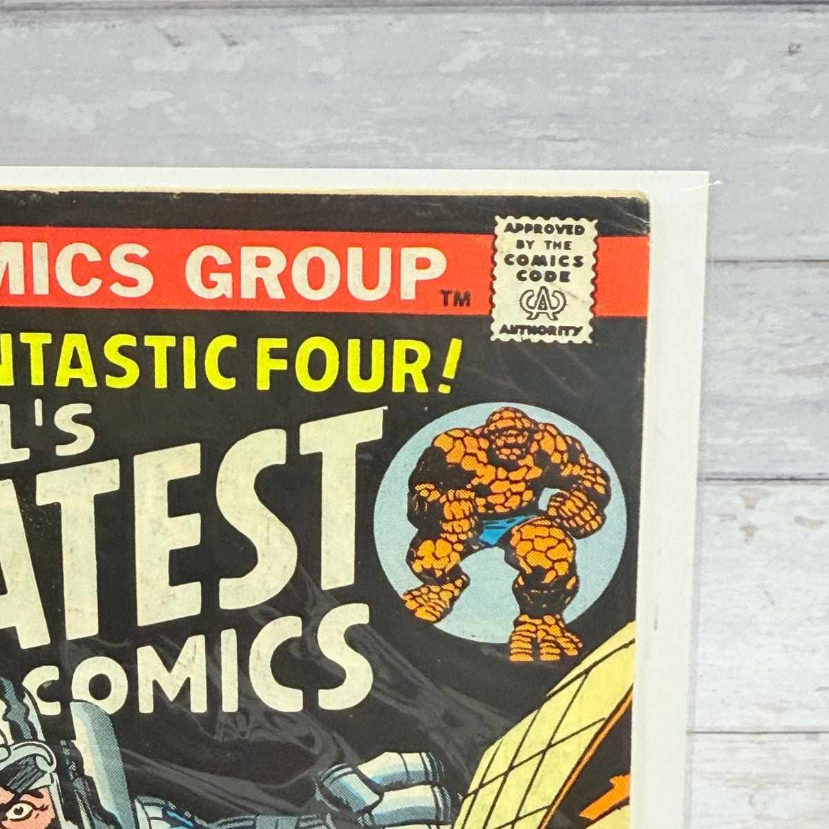 Marvel’s Greatest Comics #65 (1976) Newsstand, cover detail, photo 996