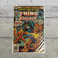 Marvel Two-in-One #18 (1976) front cover, 25-cent newsstand, Thing and Scarecrow, actual copy