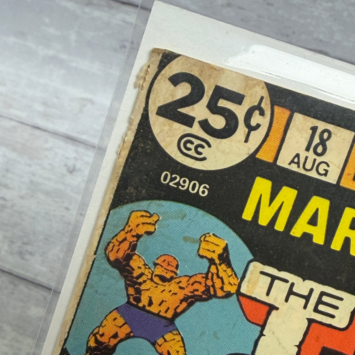 Marvel Two-in-One #18 (1976) condition detail 3, actual copy