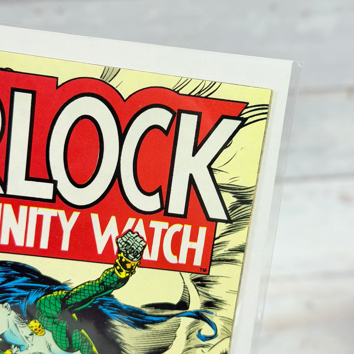 Warlock and the Infinity Watch #8 (1992) Direct Edition, cover detail, photo 964
