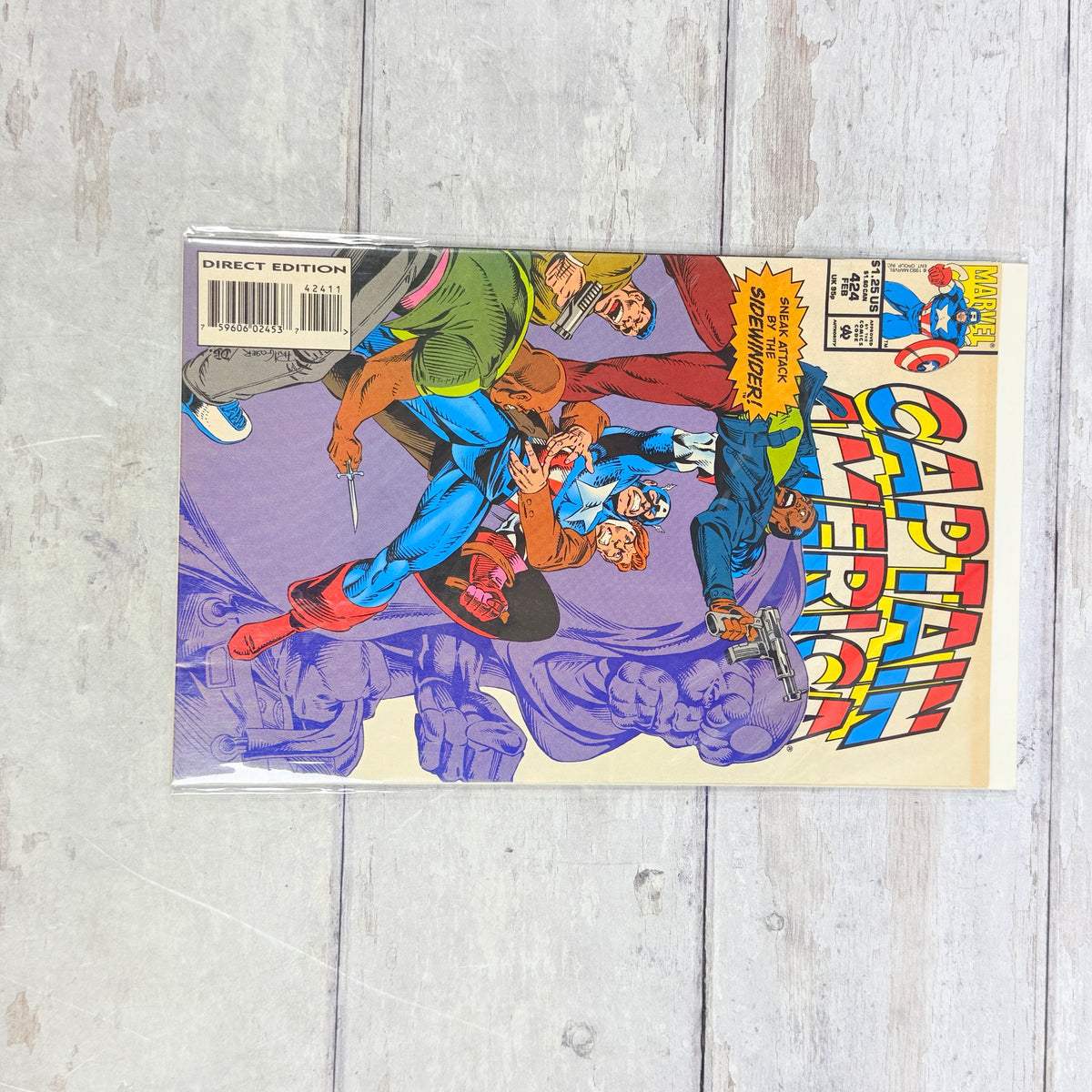 Captain America #424 (1994) Marvel Comics, alternate full front cover
