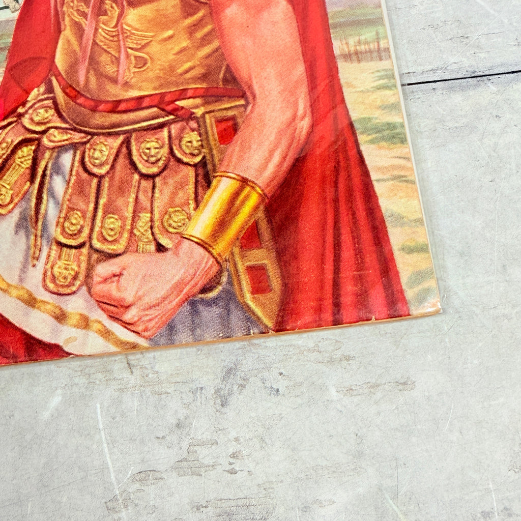 Classics Illustrated 130 Caesar's Conquests lower-right front cover corner and small edge chips