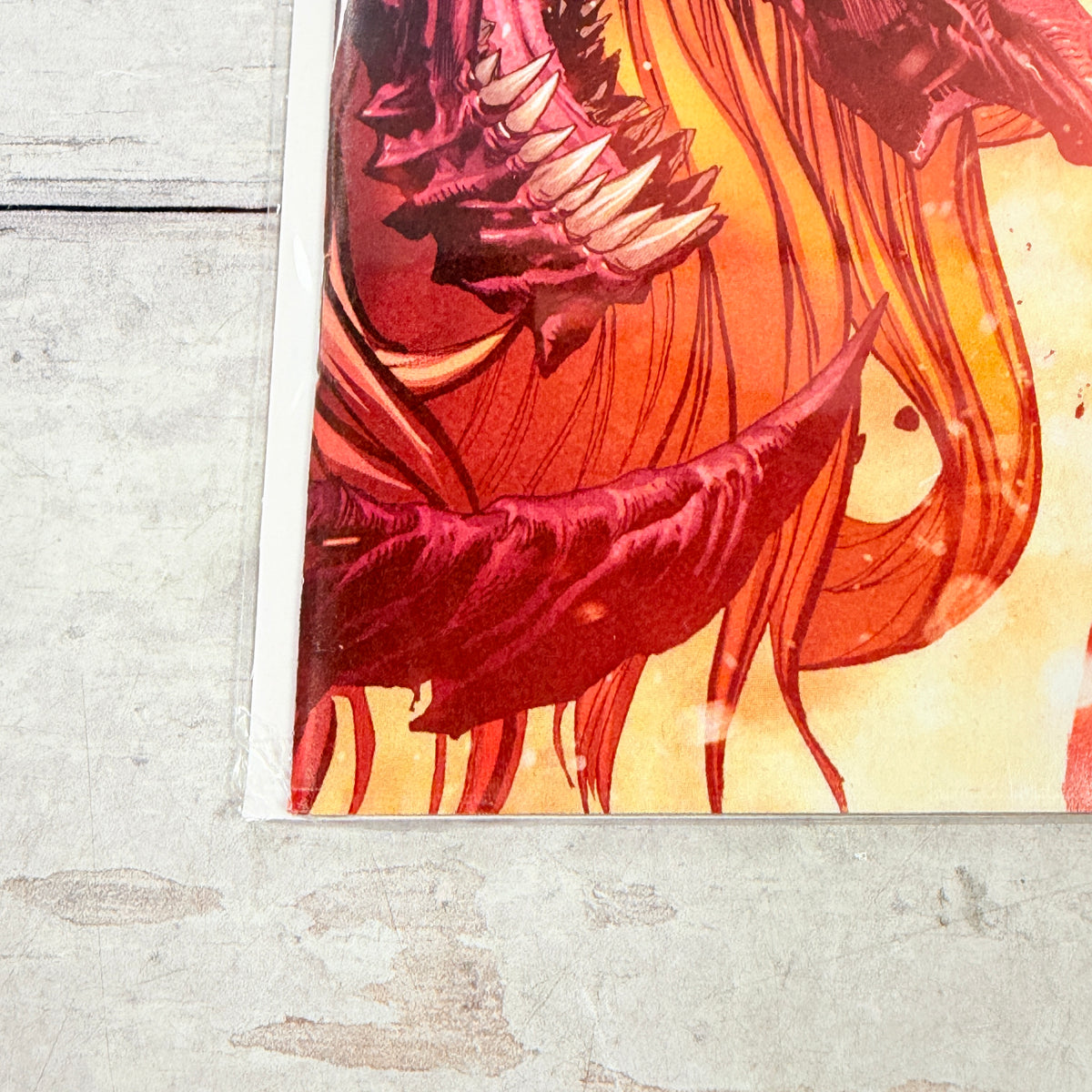 Cult of Carnage: Misery #1 (2023), Ken Lashley second printing: lower-left symbiote artwork detail of the actual pre-owned copy.