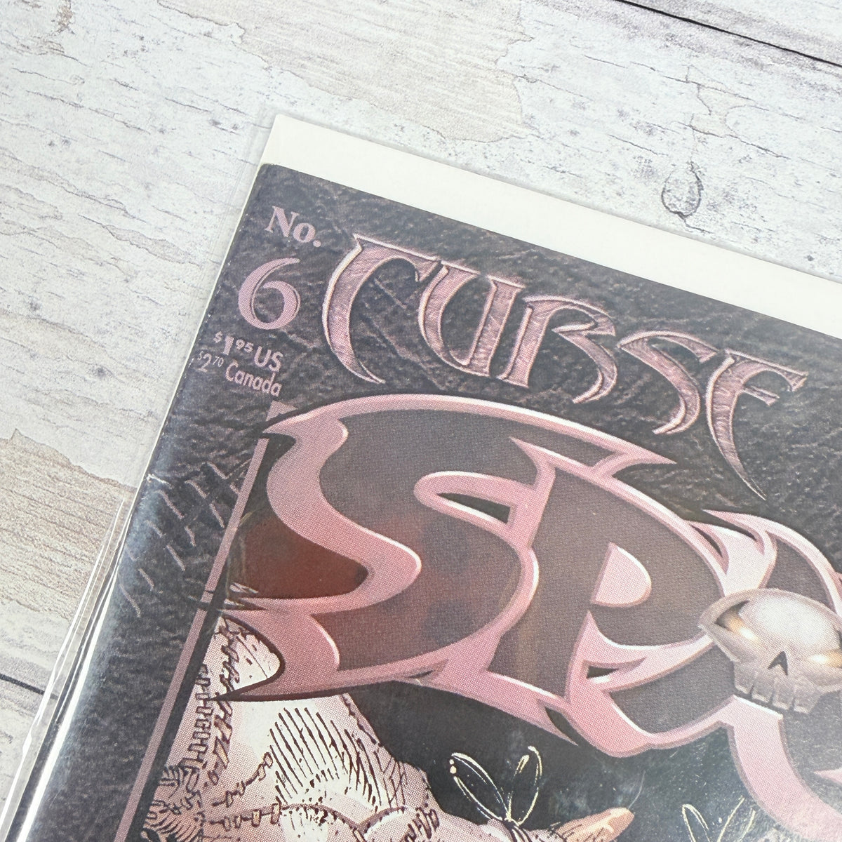 Curse of the Spawn #6 (1997) Image Comics, upper-left cover with issue details