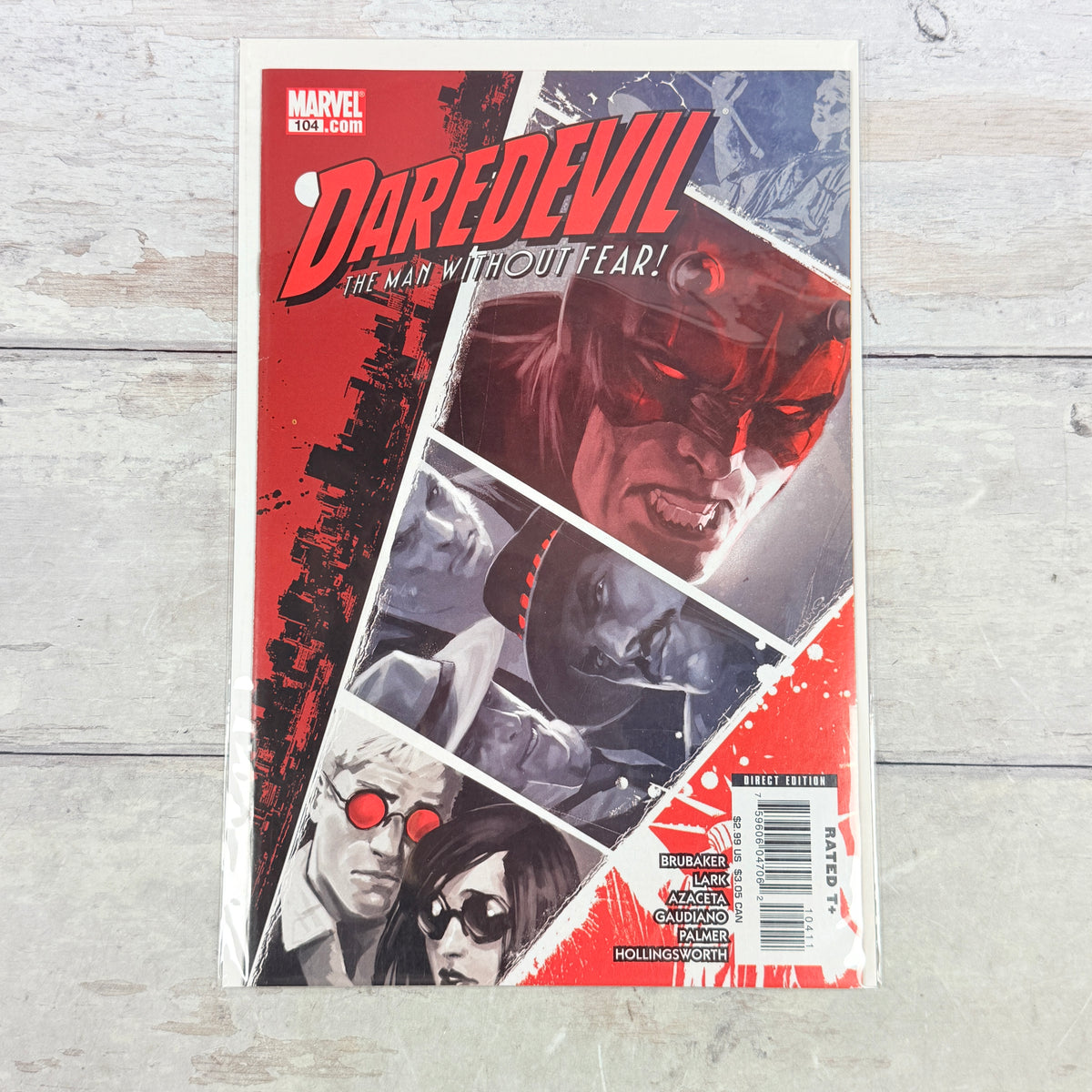 Daredevil #104 (2008): full front cover of the actual pre-owned copy.