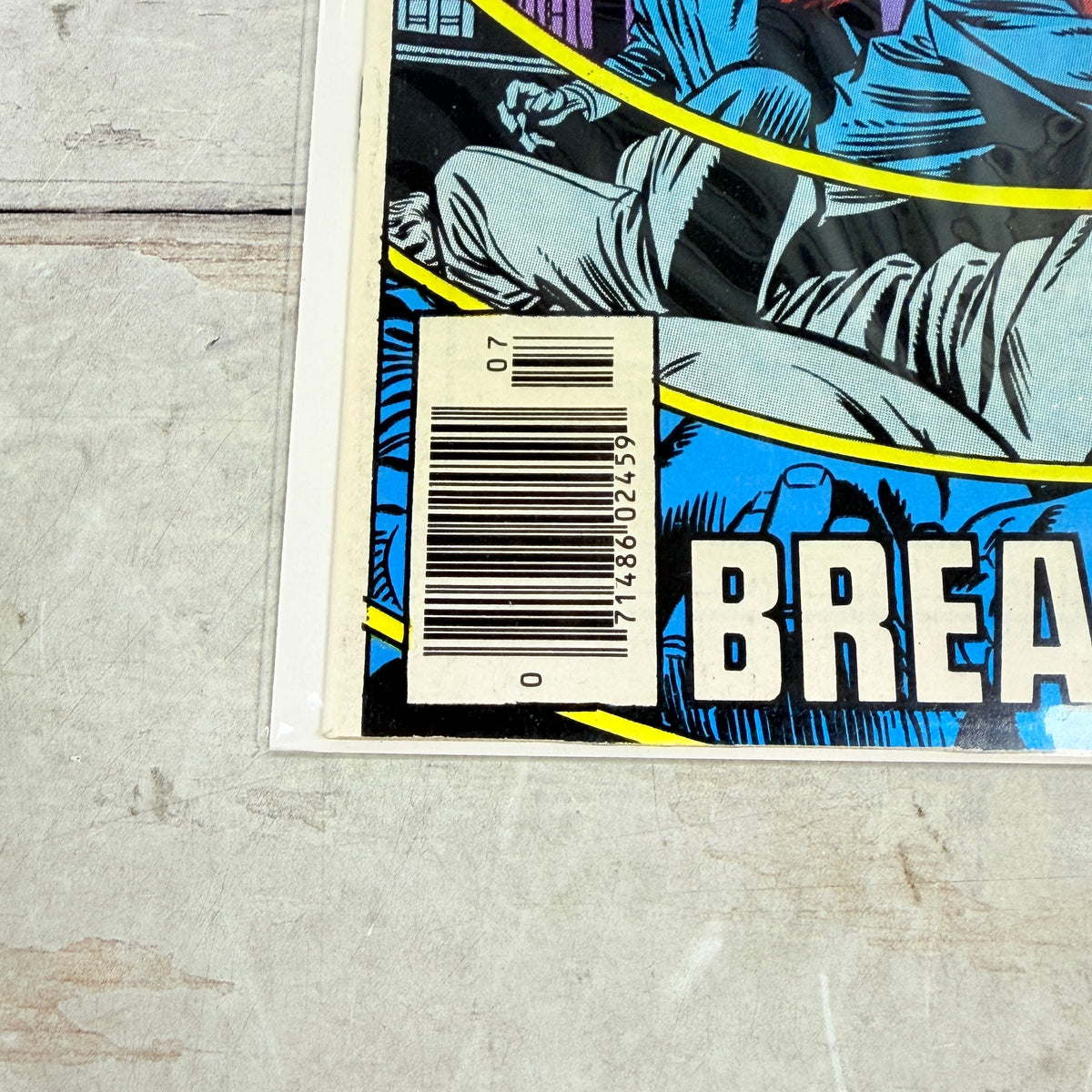 Daredevil #147 (1977) Marvel Comics, lower-left barcode detail