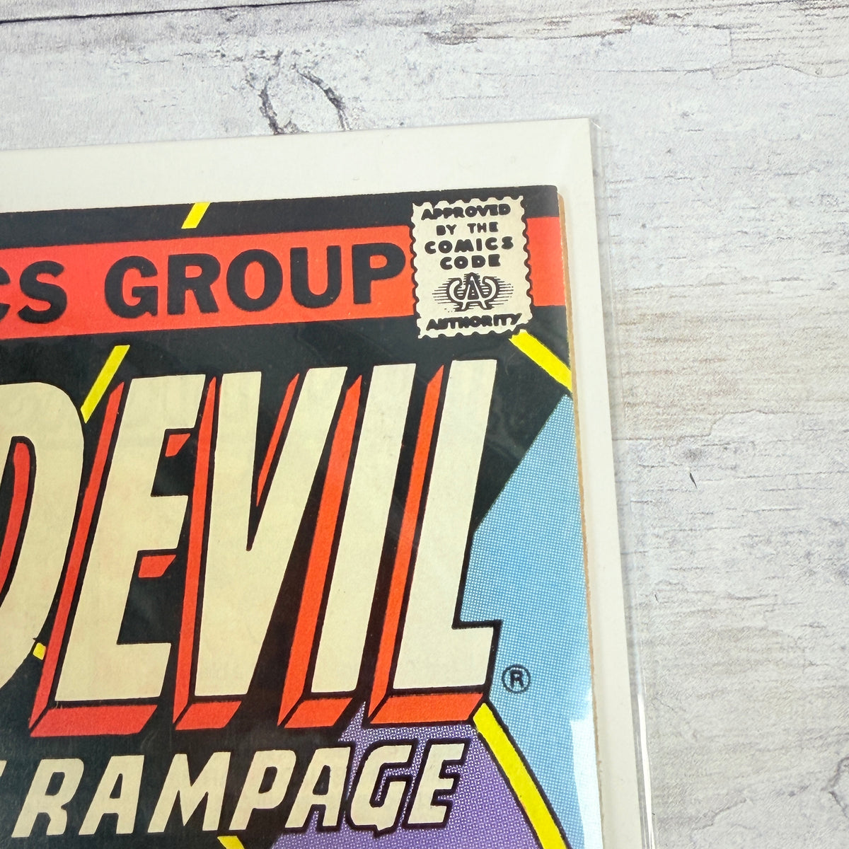 Daredevil #147 (1977) Marvel Comics, upper-right cover corner