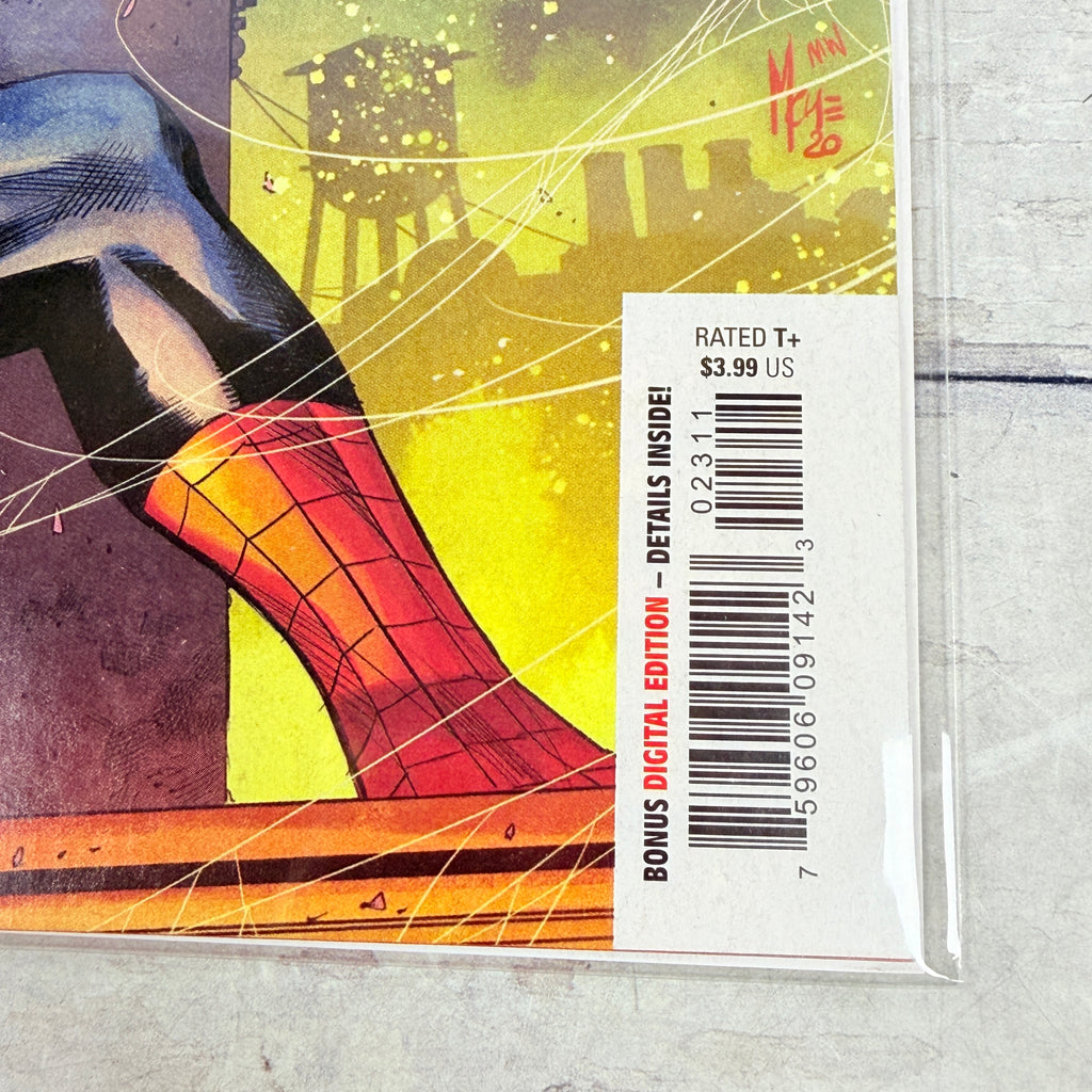 Daredevil #23 (2020): lower-right front corner detail of the actual pre-owned copy.