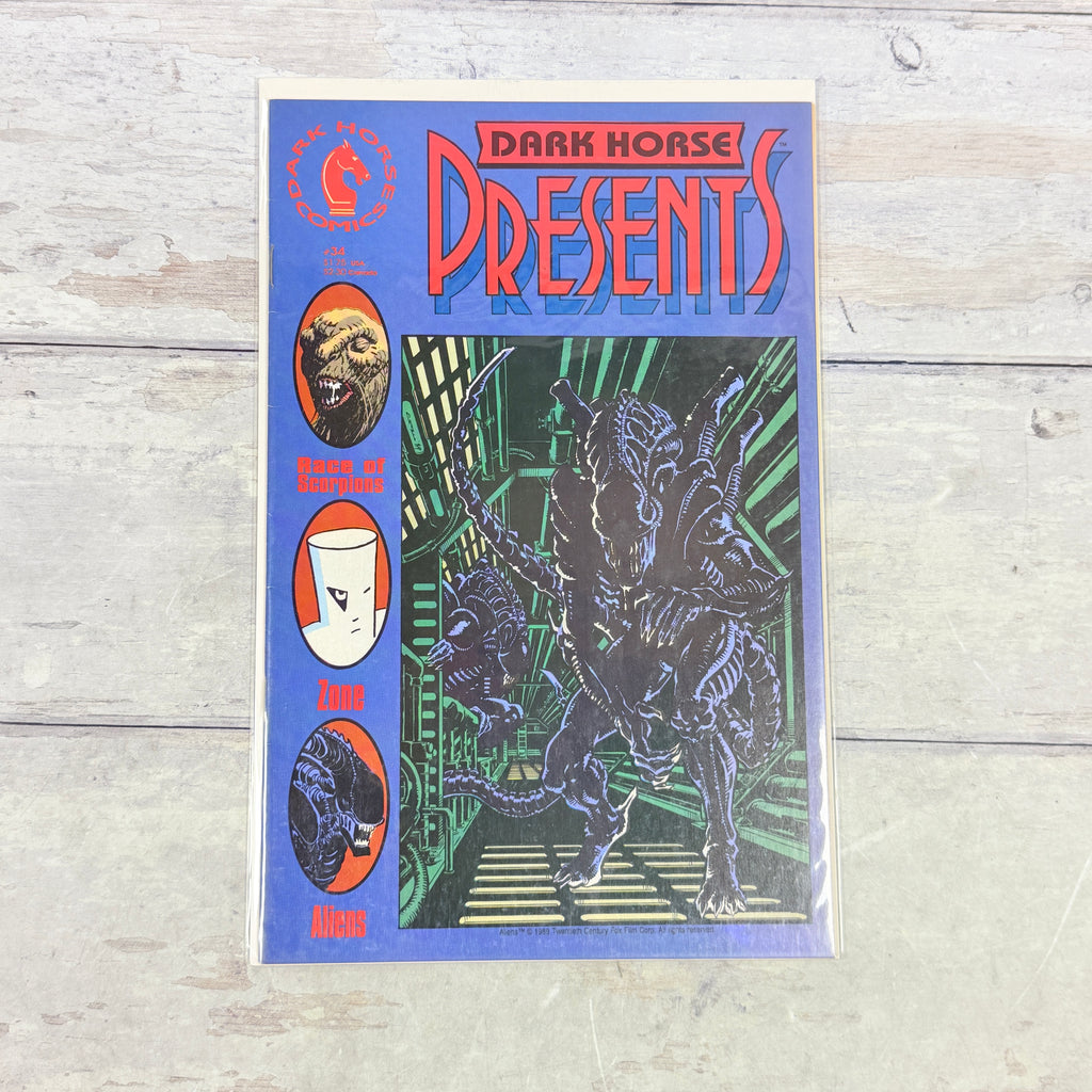 Dark Horse Presents #34 (1989) Aliens Cover — full front cover