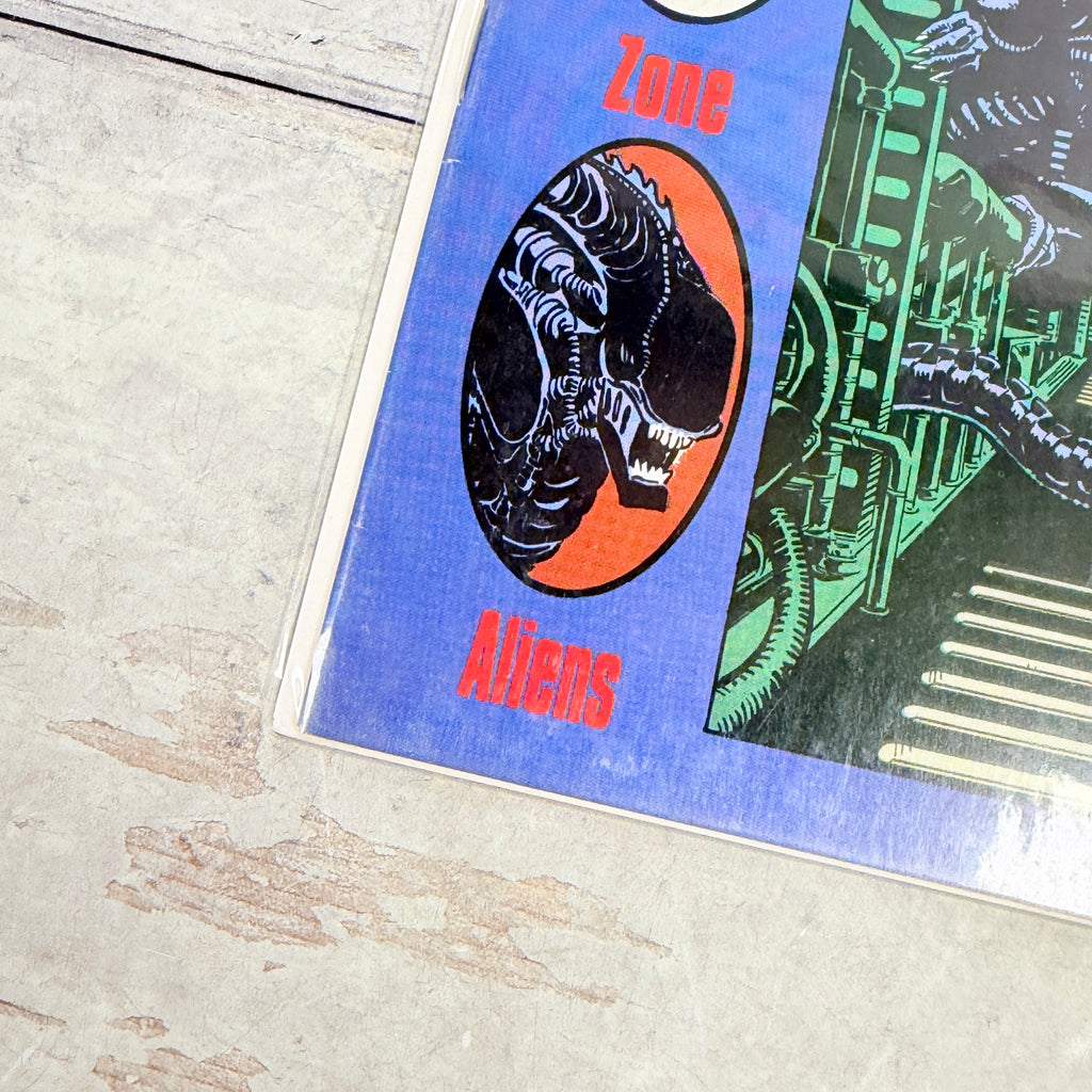 Dark Horse Presents #34 (1989) Aliens Cover — lower-left detail