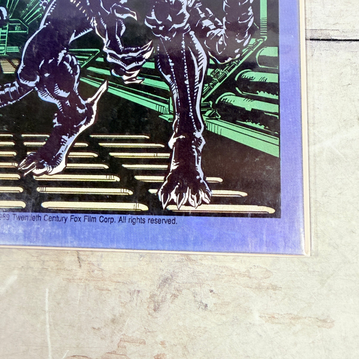 Dark Horse Presents #34 (1989) Aliens Cover — lower-right detail