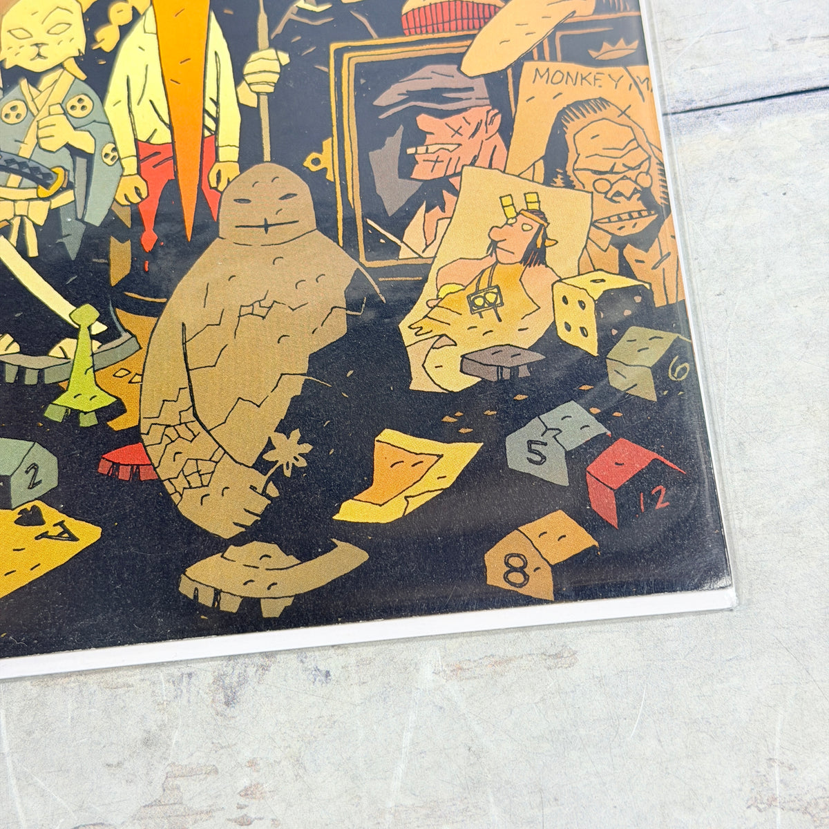 Dark Horse Twenty Years #one-shot, lower-right front detail