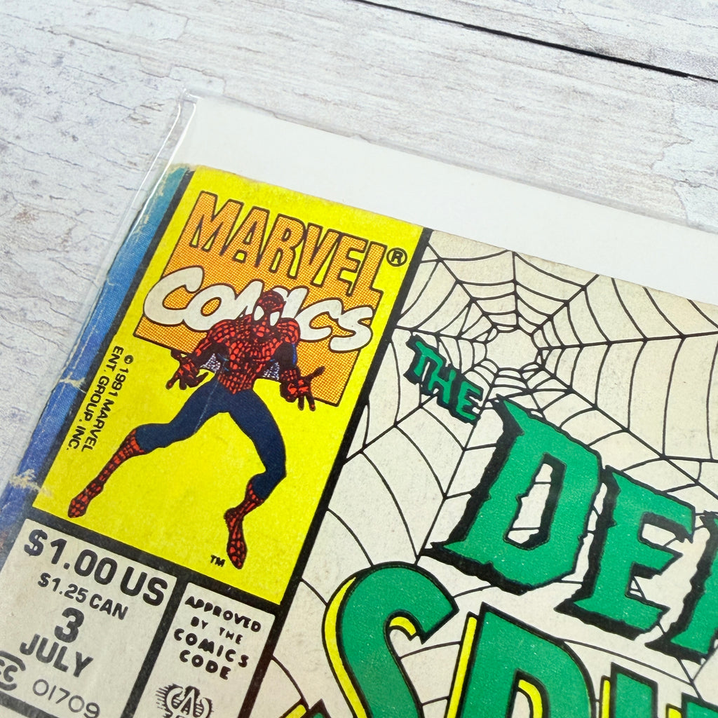 Deadly Foes of Spider-Man #3 (1991) Marvel Comics, upper-left issue box