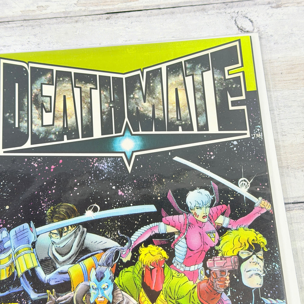 Deathmate #Yellow, upper-right front detail
