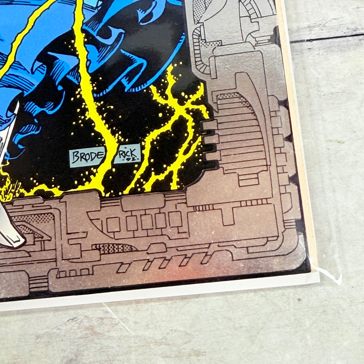 Doom 2099 #1, front_lower_right_detail