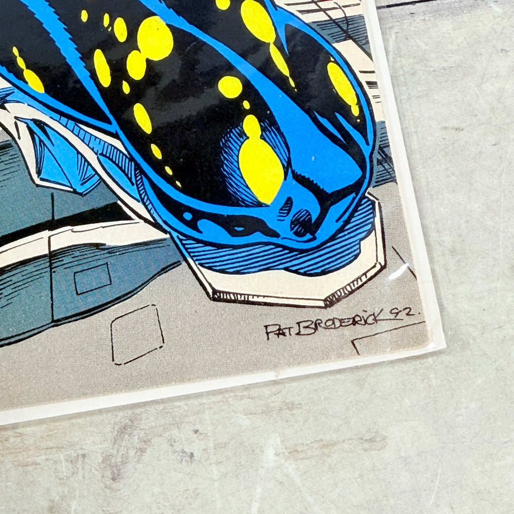 Doom 2099 #2, lower-right front detail