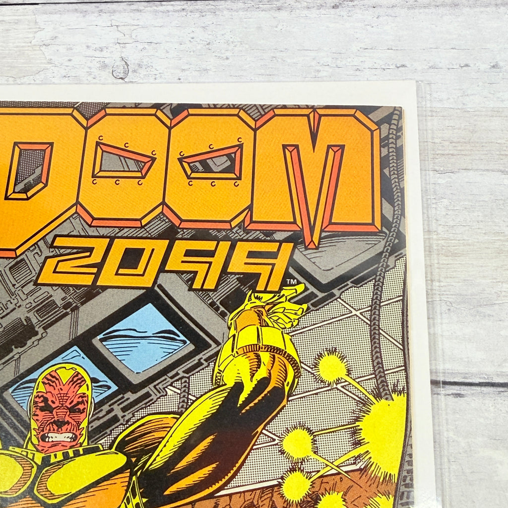 Doom 2099 #4 (1993) Marvel Direct Edition — upper-right detail