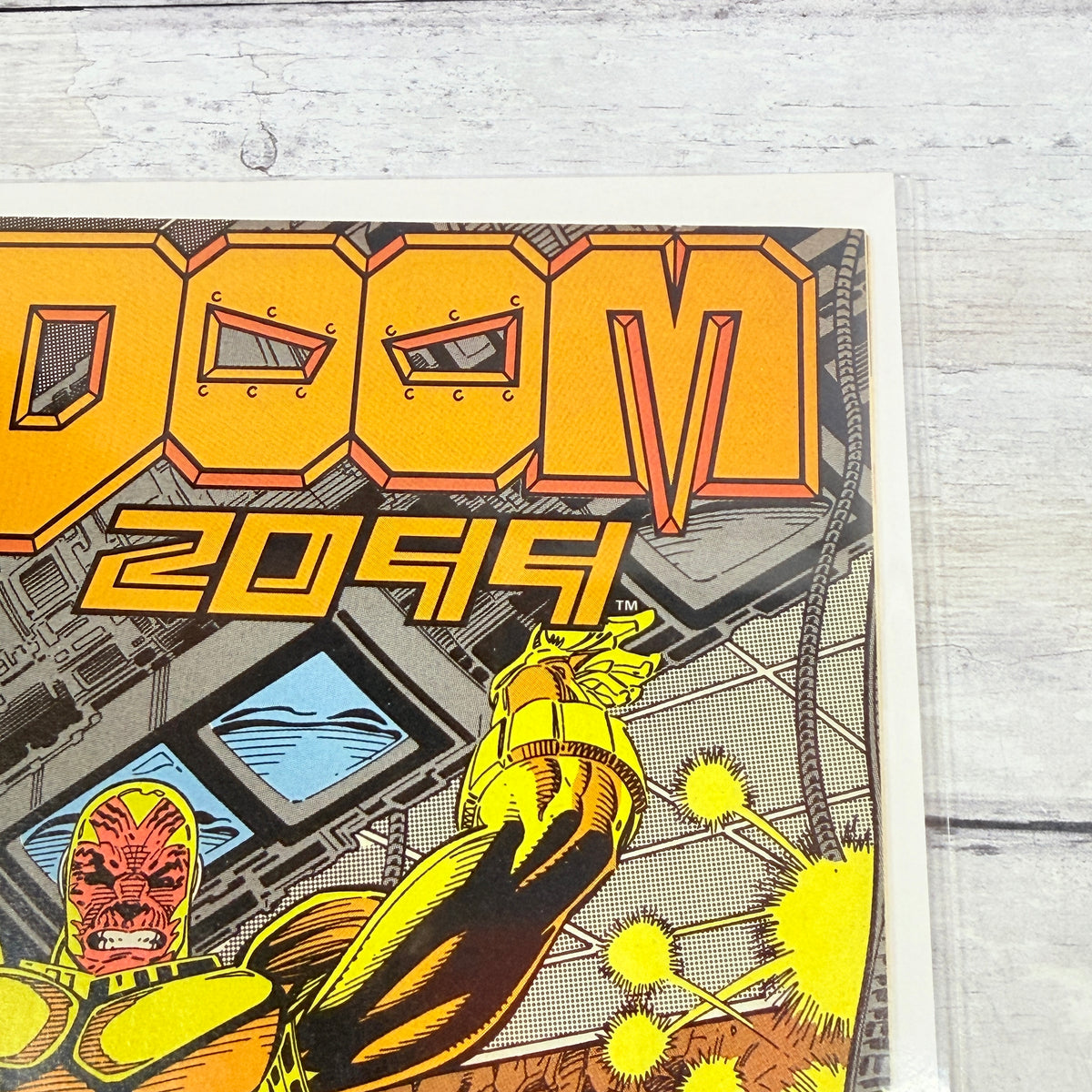 Doom 2099 #4 (1993) Marvel Direct Edition — upper-right detail