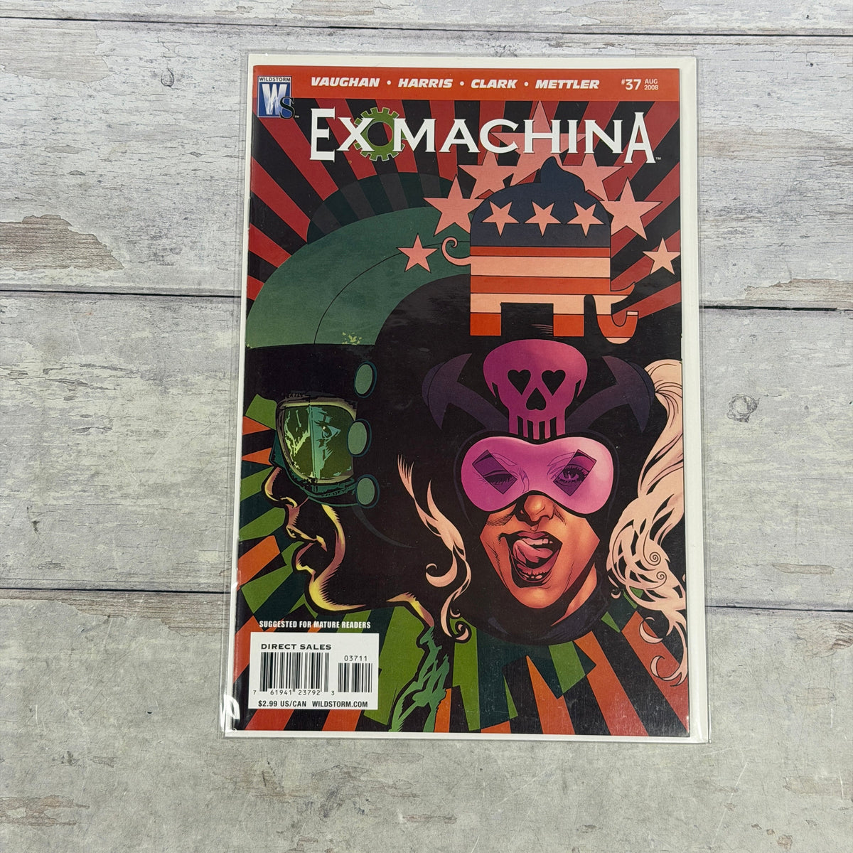 Ex Machina #37 WildStorm comic book cover by Tony Harris