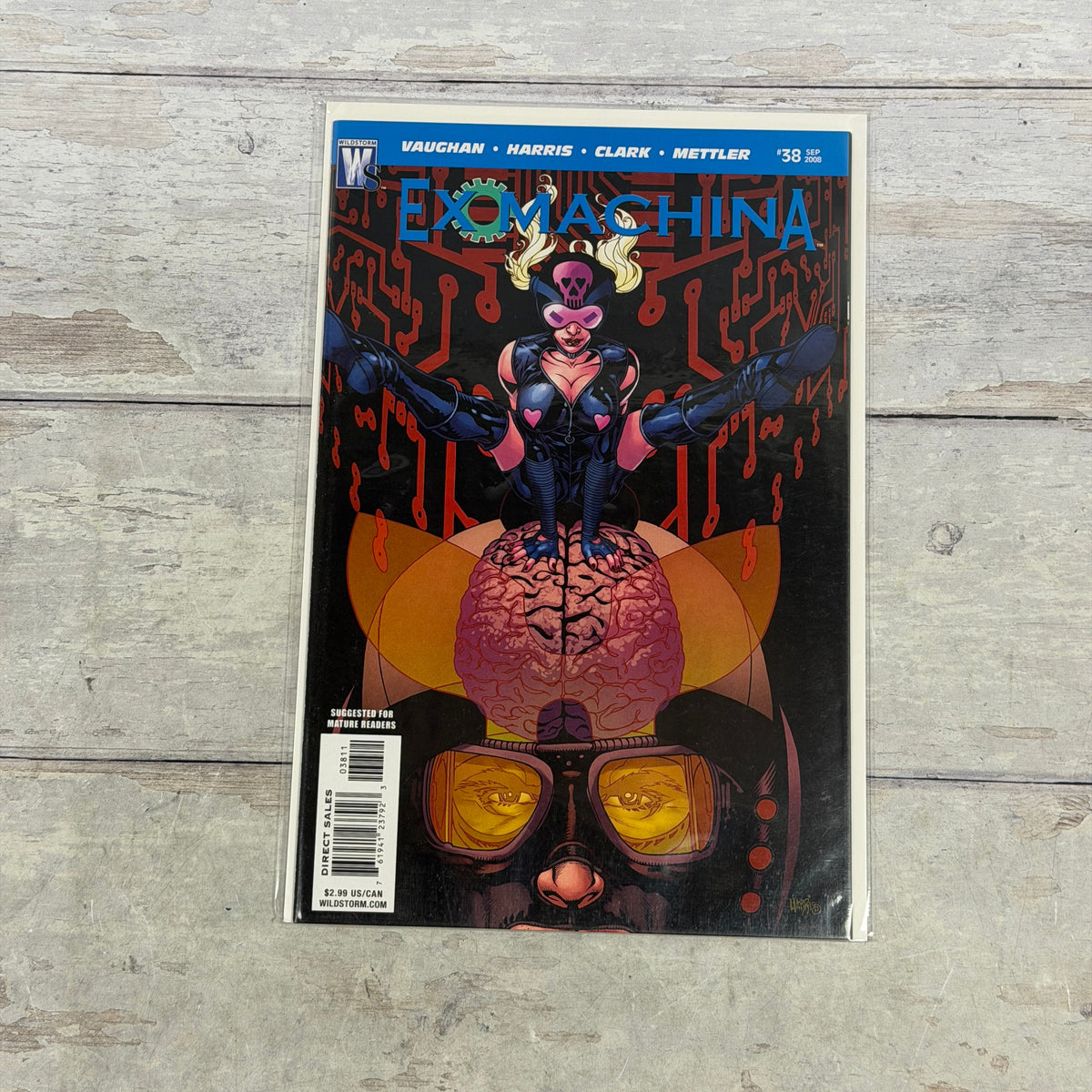 Ex Machina #38 WildStorm comic book cover by Tony Harris