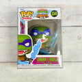 Funko Pop! Leonardo x Godzilla #2341 TMNT Vinyl Figure, front of boxed figure and visible packaging