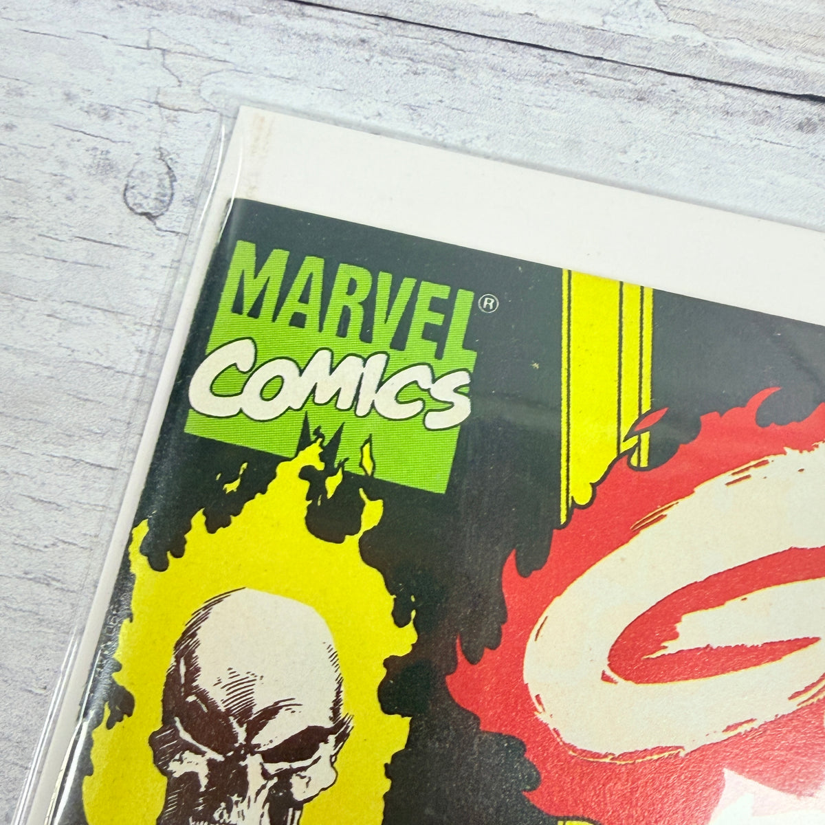 Ghost Rider #8 (1990) Marvel Comics, upper-left cover with issue details