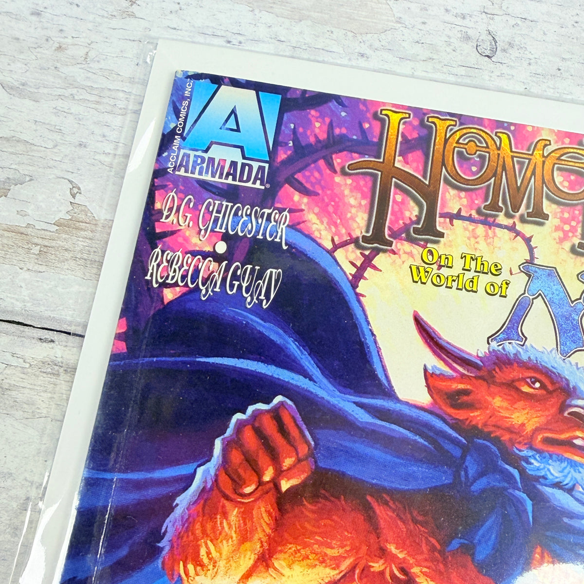 Homelands #1 Magic: The Gathering (1996) Armada Comic — upper-left detail