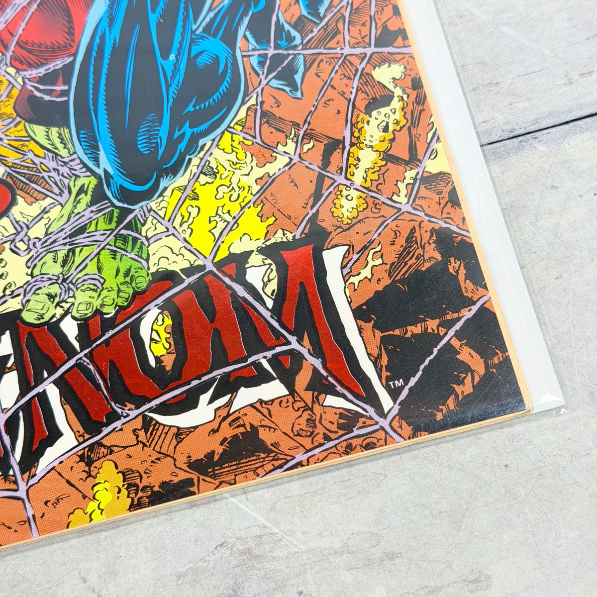 Incredible Hulk vs. Venom #1, Front cover detail