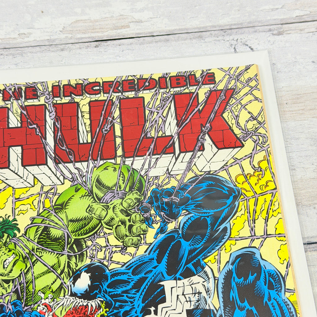 Incredible Hulk vs. Venom #1, Front cover detail