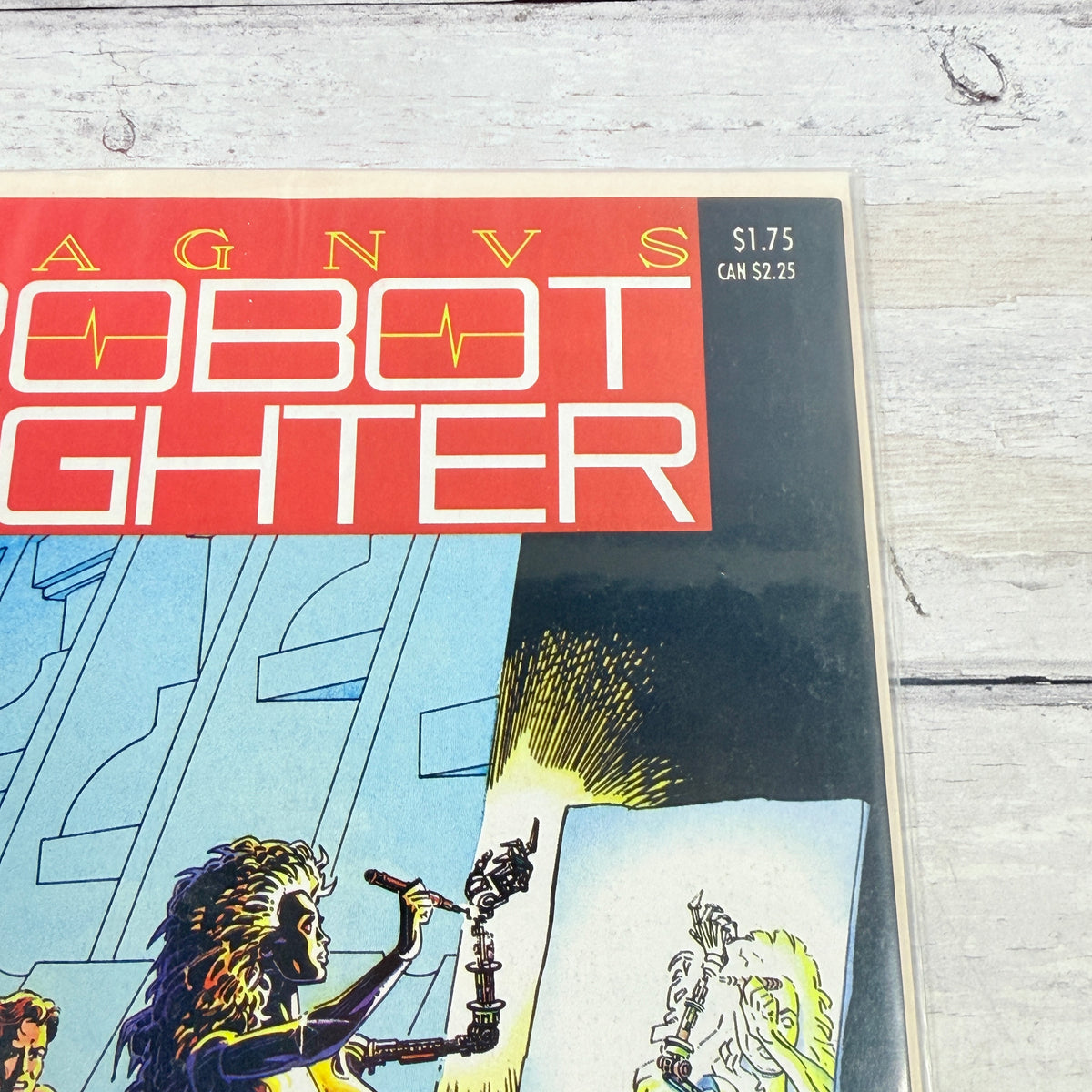 Magnus Robot Fighter #3 (1991) Valiant Comics — upper-right detail