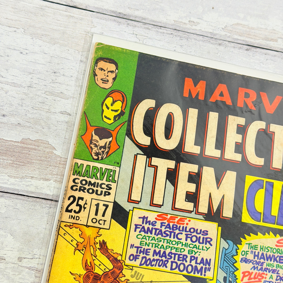 Marvel Collectors’ Item Classics #17, Front cover detail