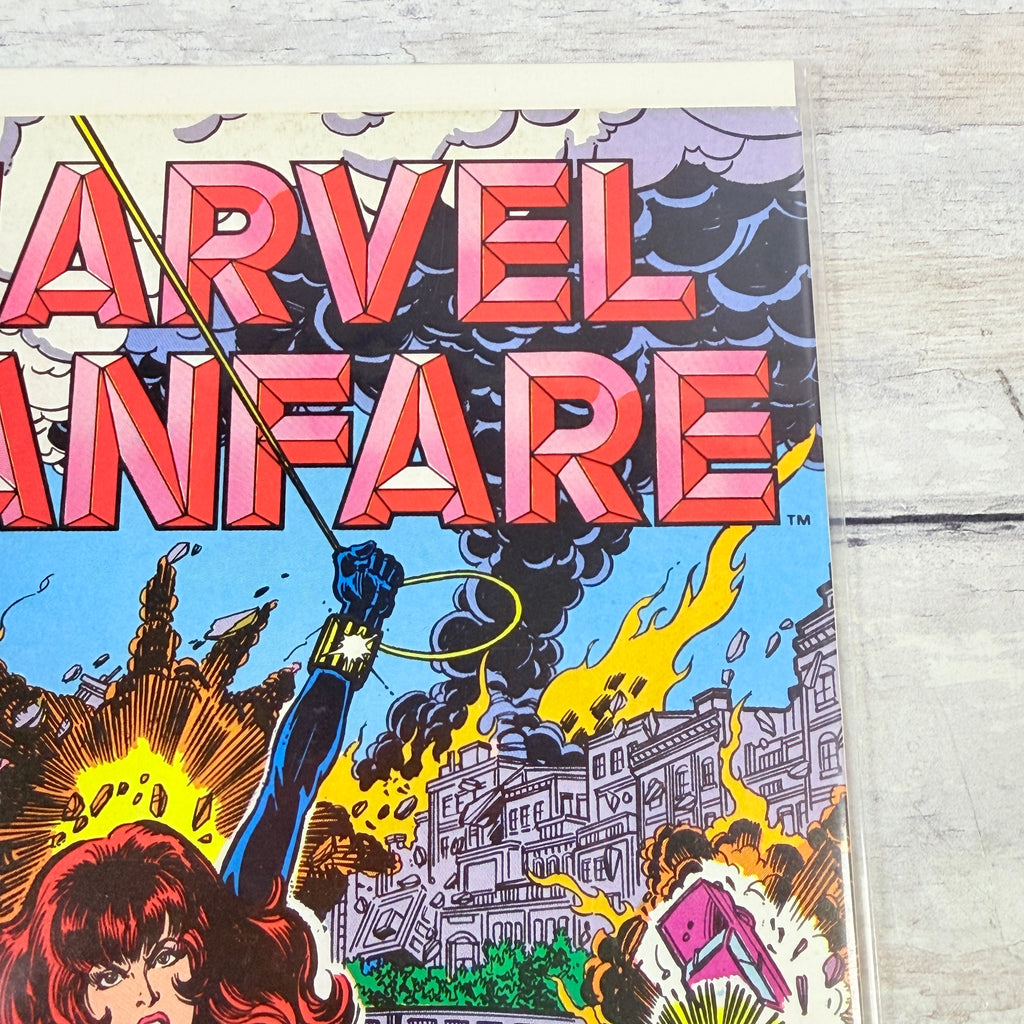 Marvel Fanfare #11 (1983) Black Widow Marvel Comics — upper-right detail