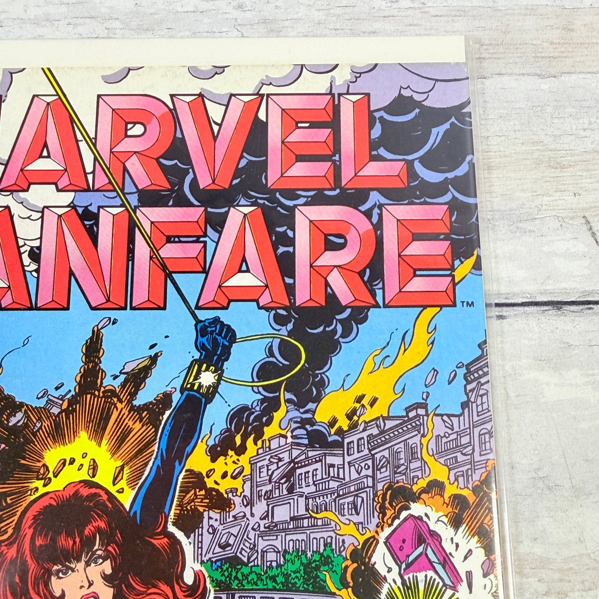 Marvel Fanfare #11 (1983) Black Widow Marvel Comics — upper-right detail