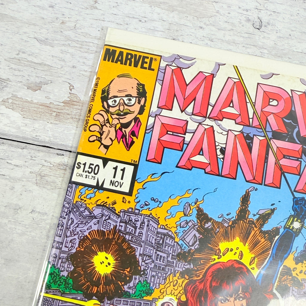 Marvel Fanfare #11 (1983) Black Widow Marvel Comics — upper-left detail