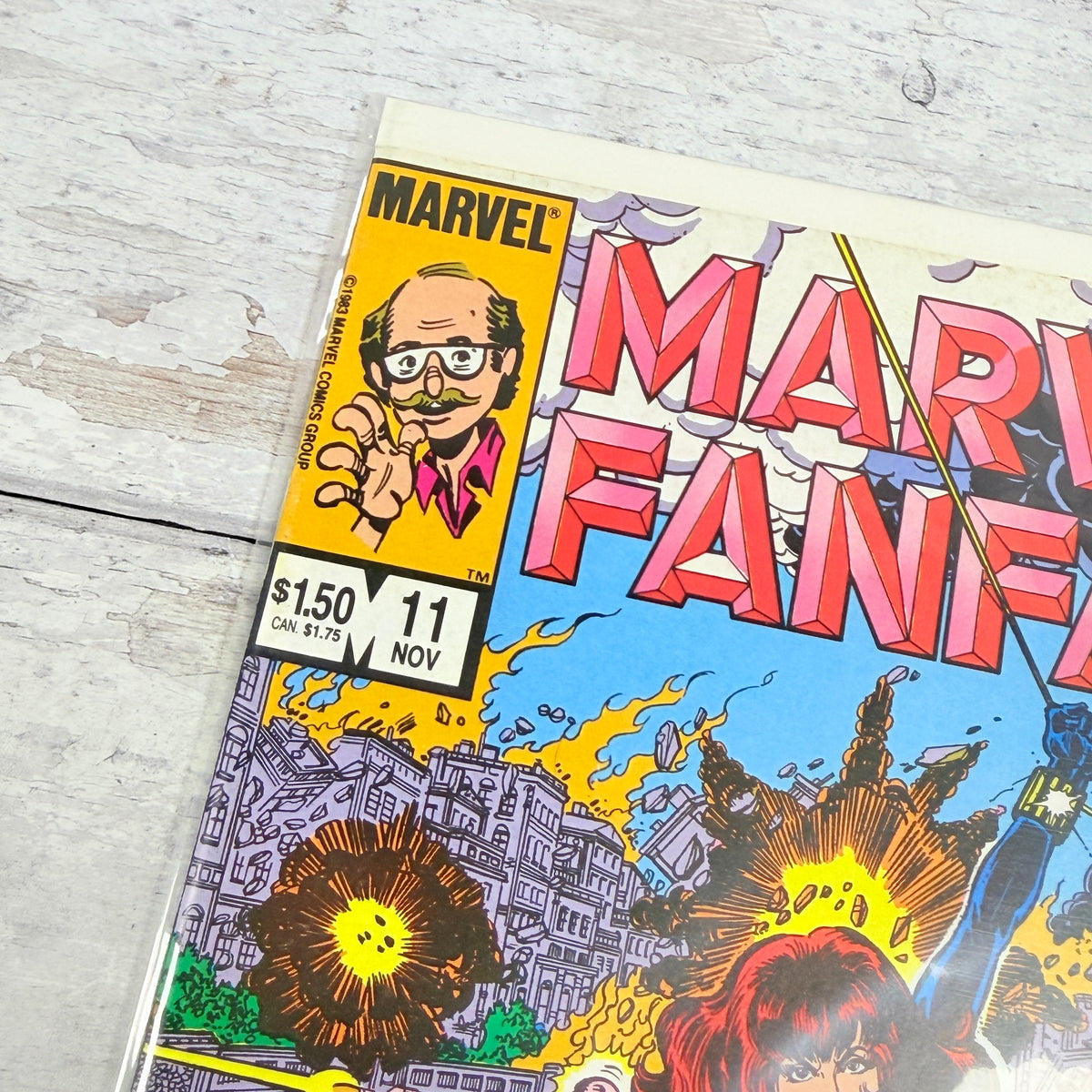 Marvel Fanfare #11 (1983) Black Widow Marvel Comics — upper-left detail