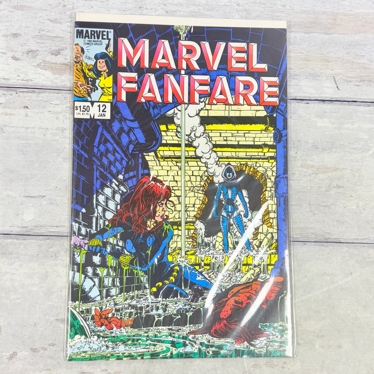 Marvel Fanfare #12 (1984) Black Widow Marvel Comics — full front cover