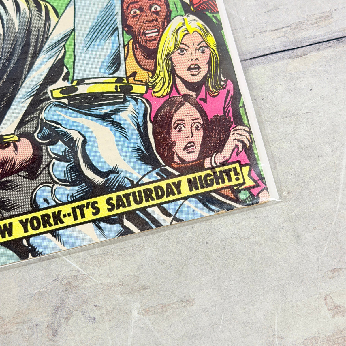 Marvel Team-Up #74, Front cover detail