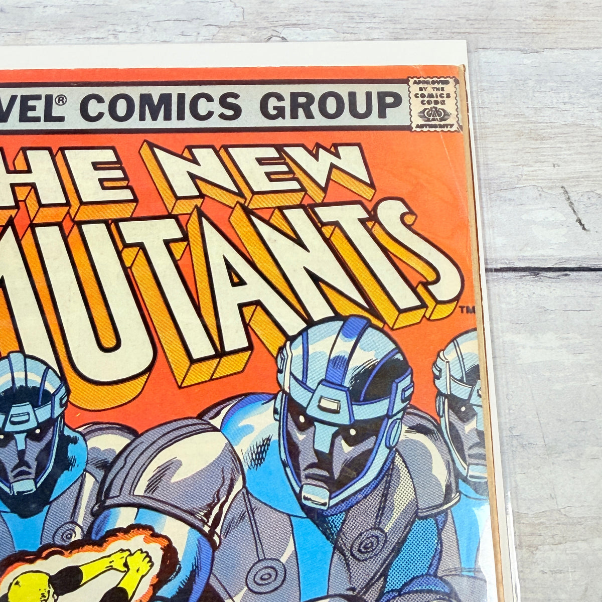 New Mutants #2 (1983) Marvel Direct Edition — upper-right detail