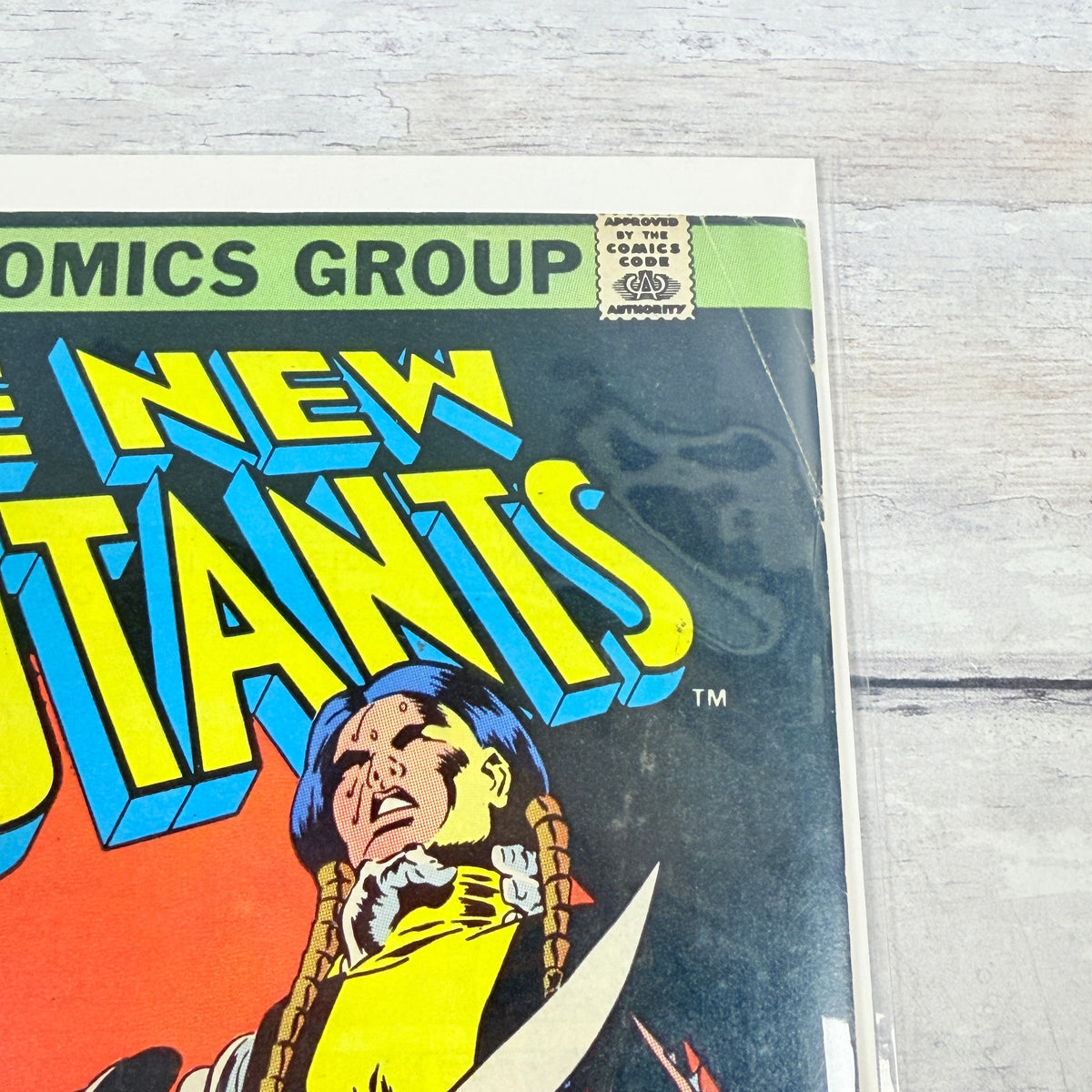 New Mutants #5 (1983) Marvel Direct Edition — upper-right detail