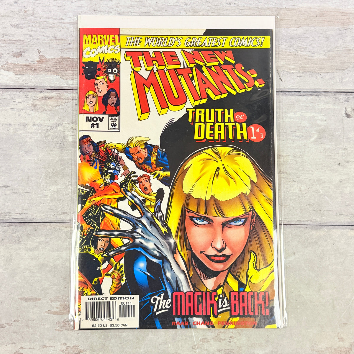 New Mutants: Truth or Death #1 (1997) Marvel Direct Edition — full front cover