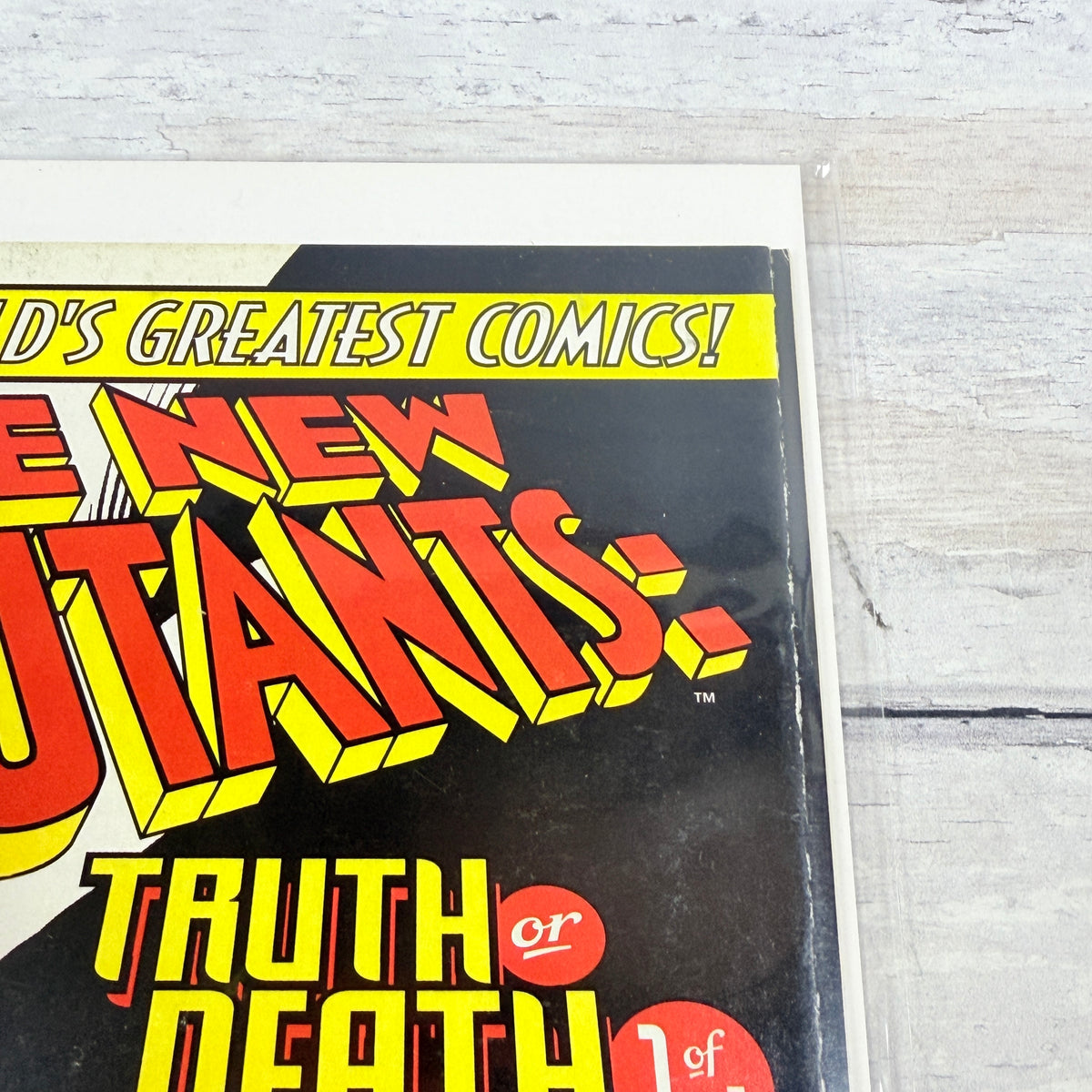 New Mutants: Truth or Death #1 (1997) Marvel Direct Edition — upper-right detail