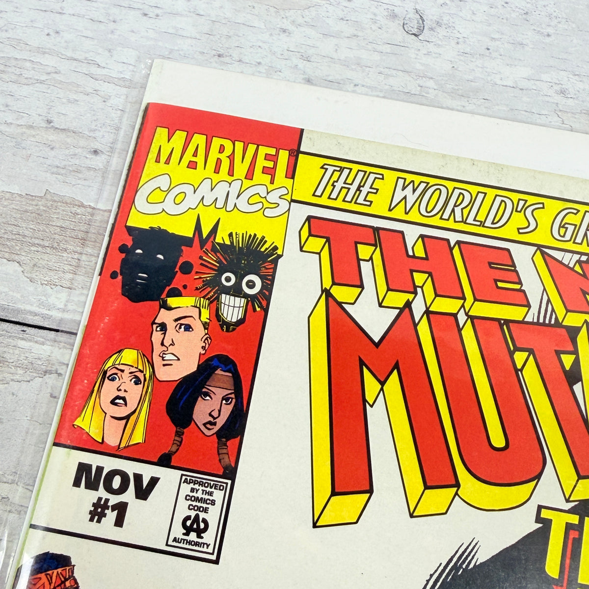 New Mutants: Truth or Death #1 (1997) Marvel Direct Edition — upper-left detail