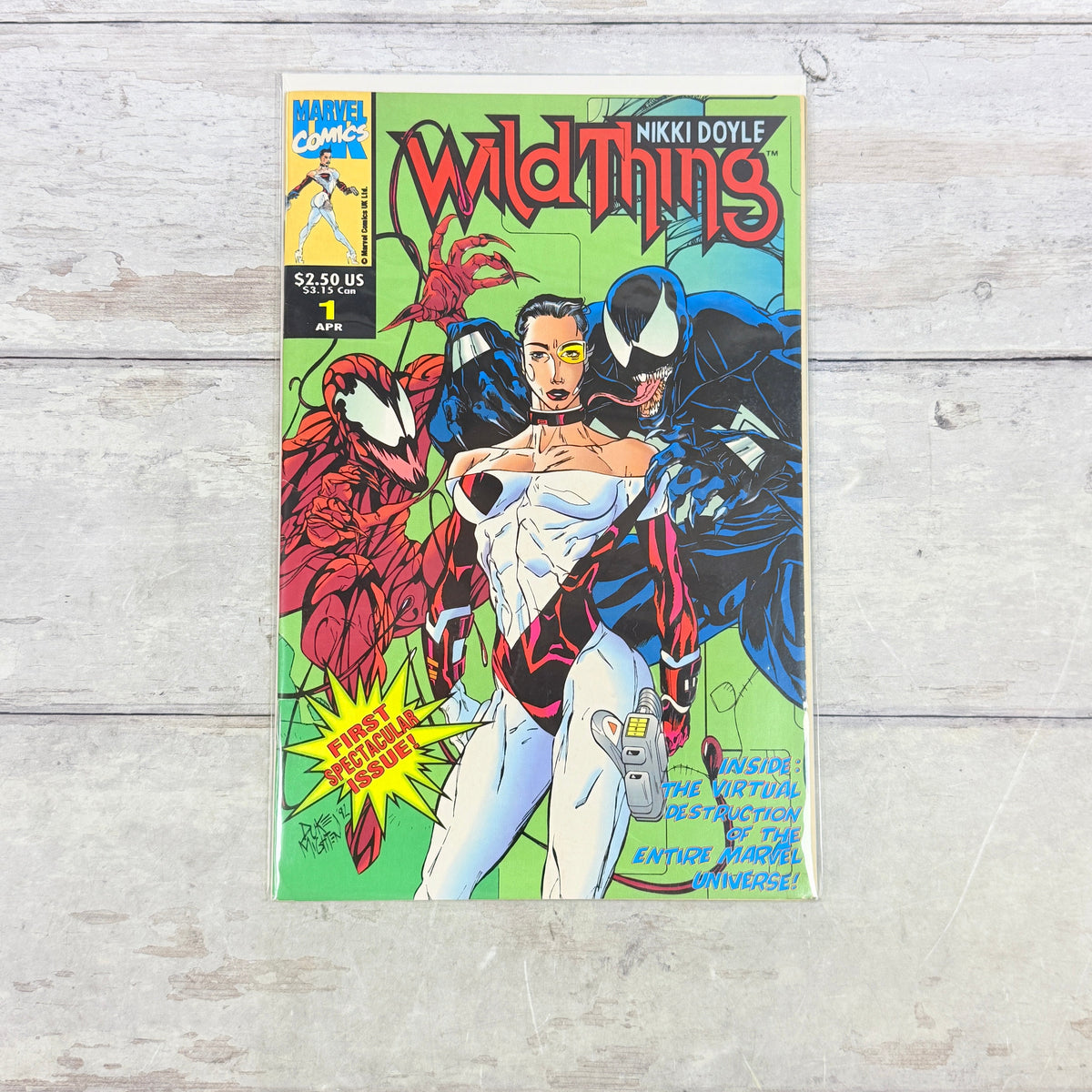 Nikki Doyle: Wildthing #1 (1993) Marvel Comics, full front cover