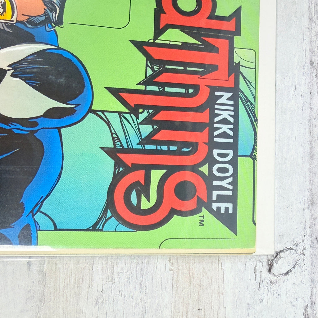 Nikki Doyle: Wildthing #1 (1993) Marvel Comics, upper-right cover detail