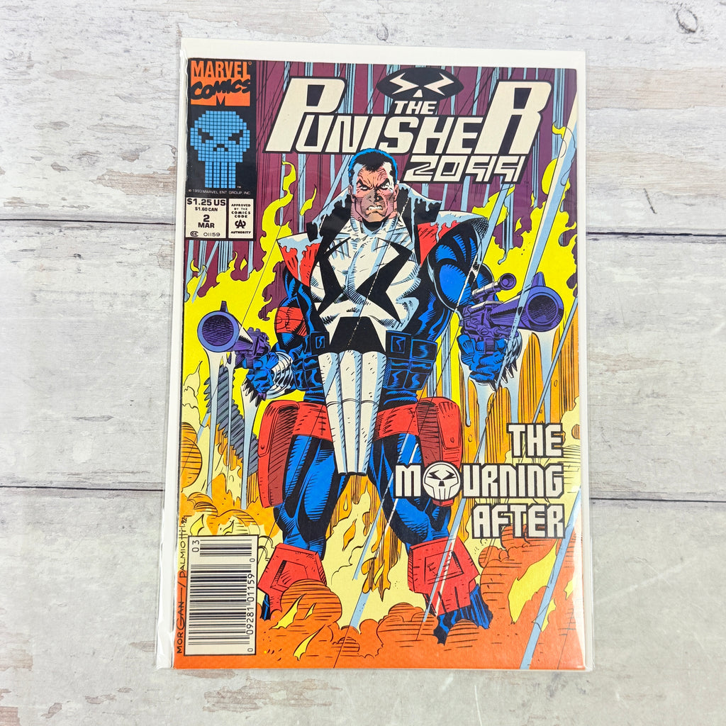 Punisher 2099 #2 (1993) Marvel Newsstand Edition — full front cover