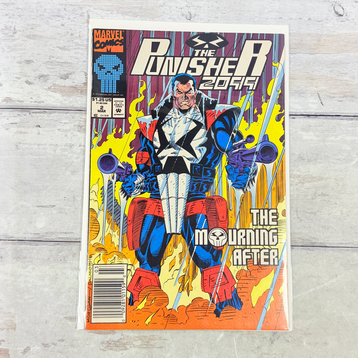 Punisher 2099 #2 (1993) Marvel Newsstand Edition — full front cover