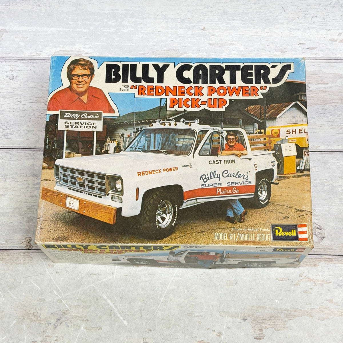 Revell Billy Carter's Redneck Power Pick-Up 1/25 model kit box lid